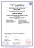 CERTIFICATE OF APPROVAL No CF 5460 LAIDLAW LIMITED