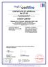 CERTIFICATE OF APPROVAL No CF 155 EXIDOR LIMITED