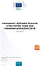 Consumers' attitudes towards cross-border trade and consumer protection 2016