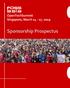 OpenTechSummit Singapore, March 14-17, Sponsorship Prospectus