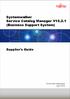 Systemwalker Service Catalog Manager V (Business Support System) Supplier's Guide