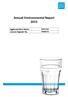 Annual Environmental Report 2015