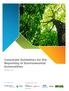 Corporate Guidelines for the Reporting of Environmental Externalities. Version 1.0. An initiative of: In partnership with: