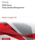 Oracle. SCM Cloud Using Quality Management. Release 13 (update 17D)