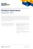 Product Assurance Decision Tool