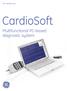 GE Healthcare. CardioSoft. Multifunctional PC-based diagnostic system