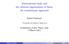 International trade and the internal organization of firms: An EvGamesClass evolutionary approach 1 / 20