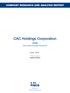 CAC Holdings Corporation