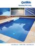 brings water to life Swimming Pool Lining   T: E: