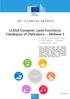 LUISA Dynamic Land Functions Catalogue of Indicators Release I