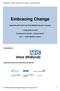 Embracing Change. Supporting NHS Staff in the West Midlands through Transition. 1. Supporting Yourself. Preparing for a new job practical advice