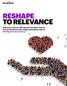 RESHAPE TO RELEVANCE 1 RESHAPE TO RELEVANCE