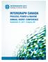 INTERGRAPH CANADA PROCESS, POWER & MARINE ANNUAL USERS CONFERENCE September 21, 2011 Calgary, AB