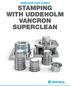 UDDEHOLM TOOL STEELS STAMPING WITH UDDEHOLM VANCRON SUPERCLEAN
