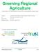 Greening Regional Agriculture