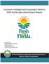 Consumer Intelligence/Consumption Patterns 2018 Florida Agricultural Export Report