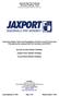 Jacksonville Port Authority Terminal Tariff No (Cancels Terminal Tariff No C)