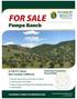 FOR SALE Pampa Ranch. 5,130.51± Acres Kern County, California.   CA BRE # Exclusively Presented By: Pearson Realty