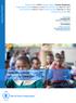 Country Programme-Malawi( ) Standard Project Report 2016