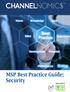 MSP Best Practice Guide: Security. Sponsored by