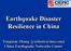 Earthquake Disaster Resilience in China. Yongxian Zhang China Earthquake Networks Center