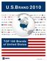 U.S.BRAND 2010 TOP 100 Brands of United States