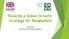 Towards a Green Growth Strategy for Bangladesh. Sadiq Ahmed Policy Research Institute, Bangladesh