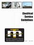 Electrical Service Guidelines