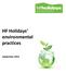 HF Holidays environmental practices