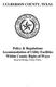 CULBERSON COUNTY, TEXAS. Policy & Regulations Accommodation of Utility Facilities Within County Right-of-Ways Road & Bridge Utility Policy