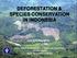 DEFORESTATION & SPECIES CONSERVATION IN INDONESIA