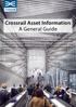 Crossrail Asset Information A General Guide. Learning Legacy Document