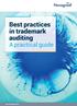 Best practices in trademark auditing