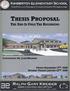 Executive Summary. Kimberton Elementary School. Ralph Kreider. Thesis Proposal. East Pikeland Township, Chester County, PA