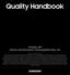 Quality Handbook. October, 2017 Memory Semiconductor Samsung Electronics, Ltd.