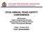 CFOA ANNUAL ROAD SAFETY CONFERENCE