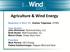 Agriculture & Wind Energy