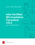 Certif ication Exam Guide. Infor Certified M3 Installation Consultant v13.3 Exam #: M3-INSC
