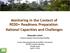 Monitoring in the Context of REDD+ Readiness Preparation: National Capacities and Challenges