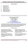 Resume and Letter Writing Guide 2011