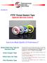 PTFE Thread Sealant Tape Special Service Colors