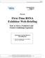 First-Time RSNA Exhibitor Web-Briefing