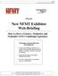 New NFMT Exhibitor Web-Briefing