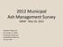 2012 Municipal Ash Management Survey