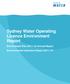 Sydney Water Operating Licence Environment Report. Environment Plan Annual Report Environmental Indicators Report