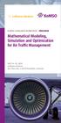 Mathematical Modeling, Simulation and Optimization for Air Traffic Management