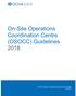 On-Site Operations Coordination Centre (OSOCC) Guidelines 2018