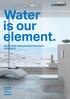 Water is our element. South East Asia product brochure 2014/2015