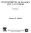 FILM PROPERTIES OF PLASTICS AND ELASTOMERS