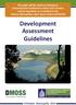 Development Assessment Guidelines